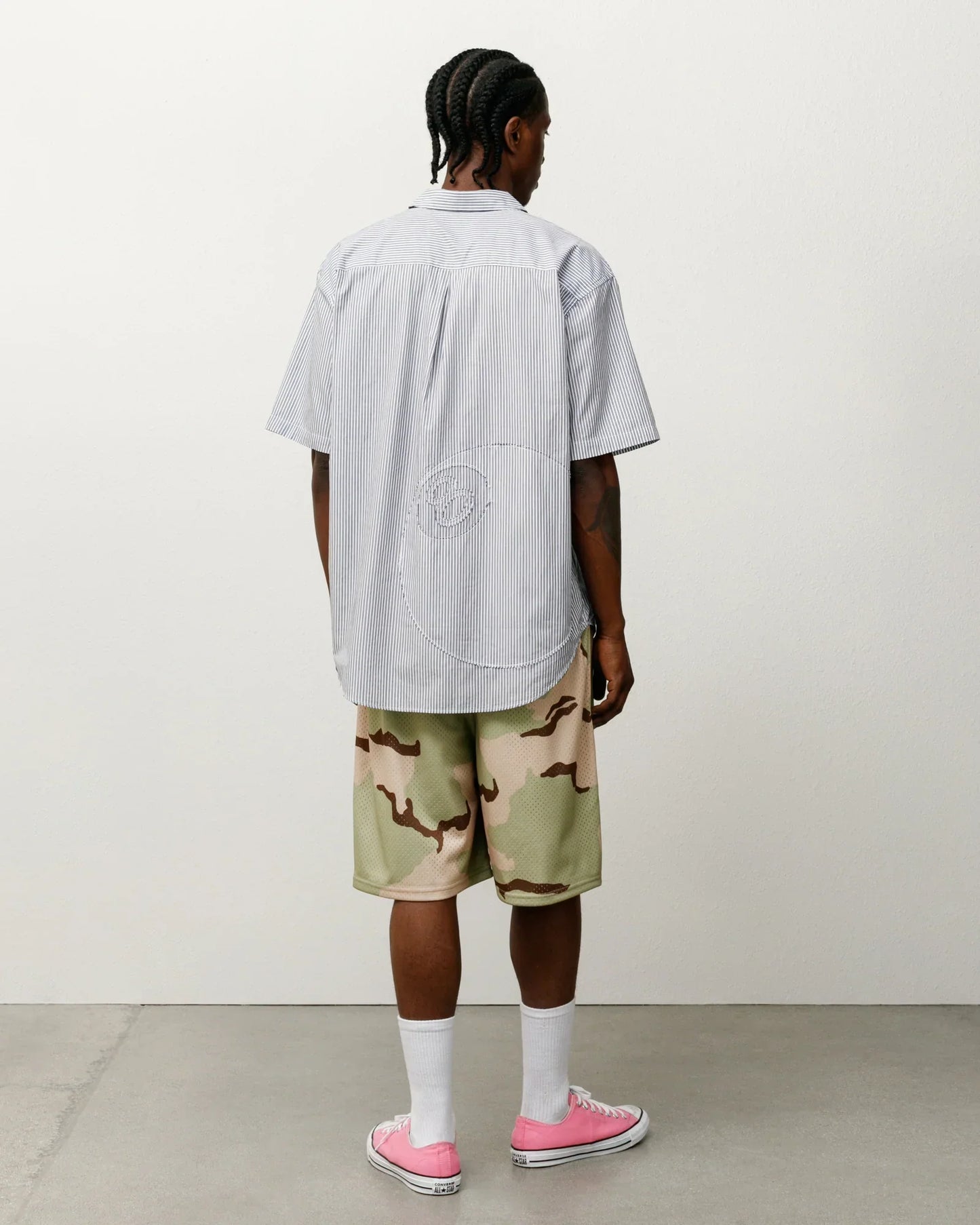 Stussy Boxy SS Shirt 8 Ball Stripe | Summer Street Drop