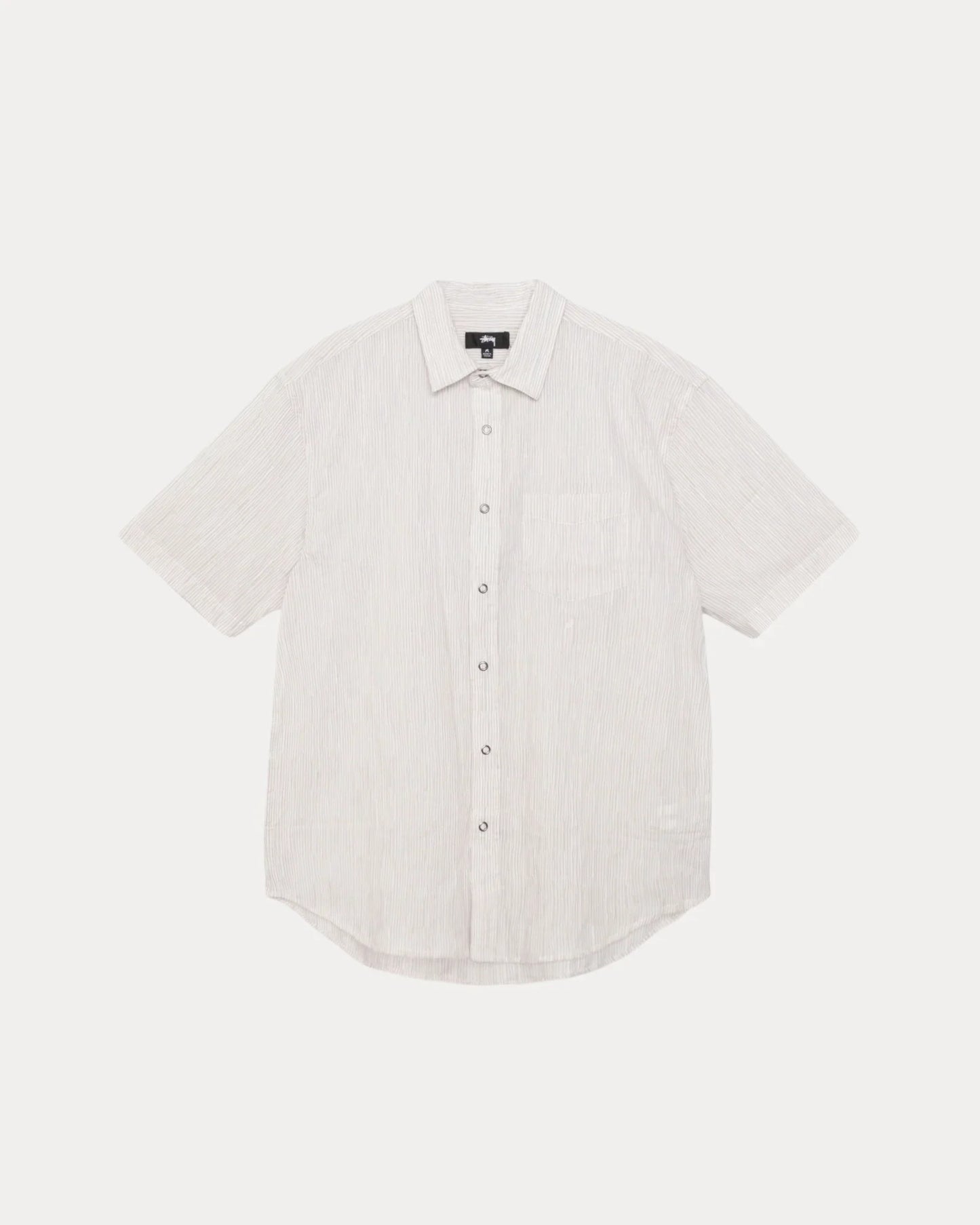 STUSSY WAVY STRIPED SHORT SLEEVE SHIRT