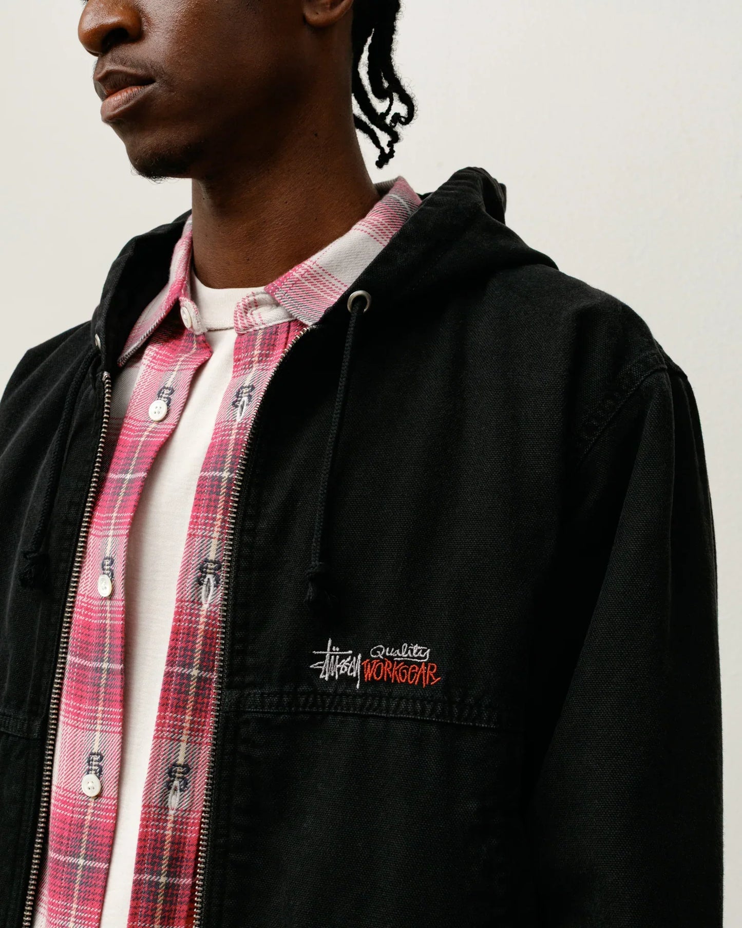 STUSSY INSULATED WORK JACKET CANVAS