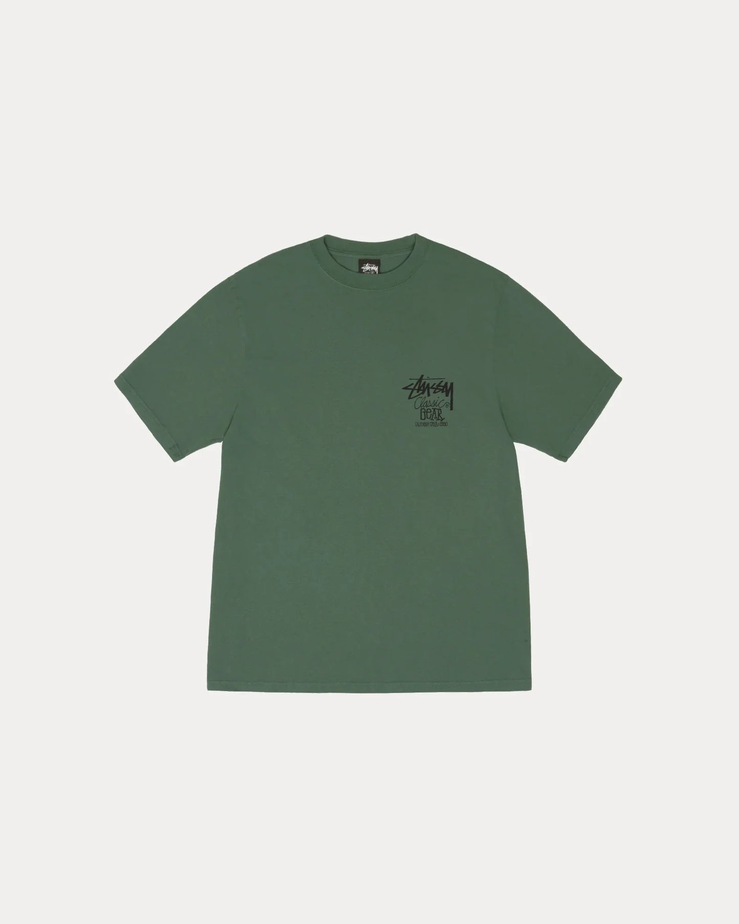 STUSSY CLASSIC GEAR TEE PIGMENT DYED