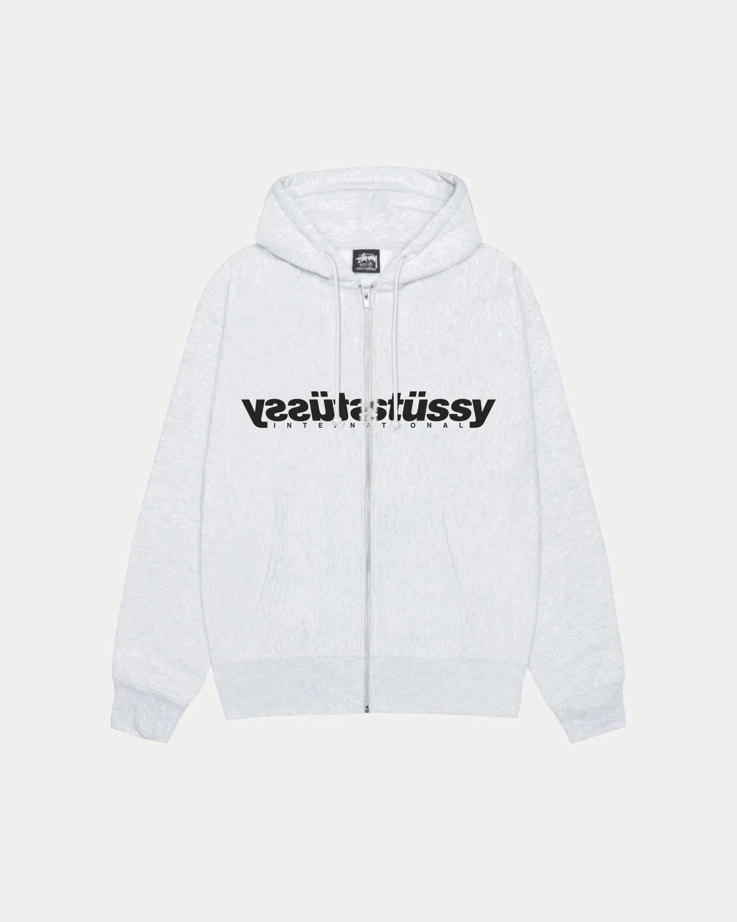 STUSSY MIRROR ZIP HOODIE