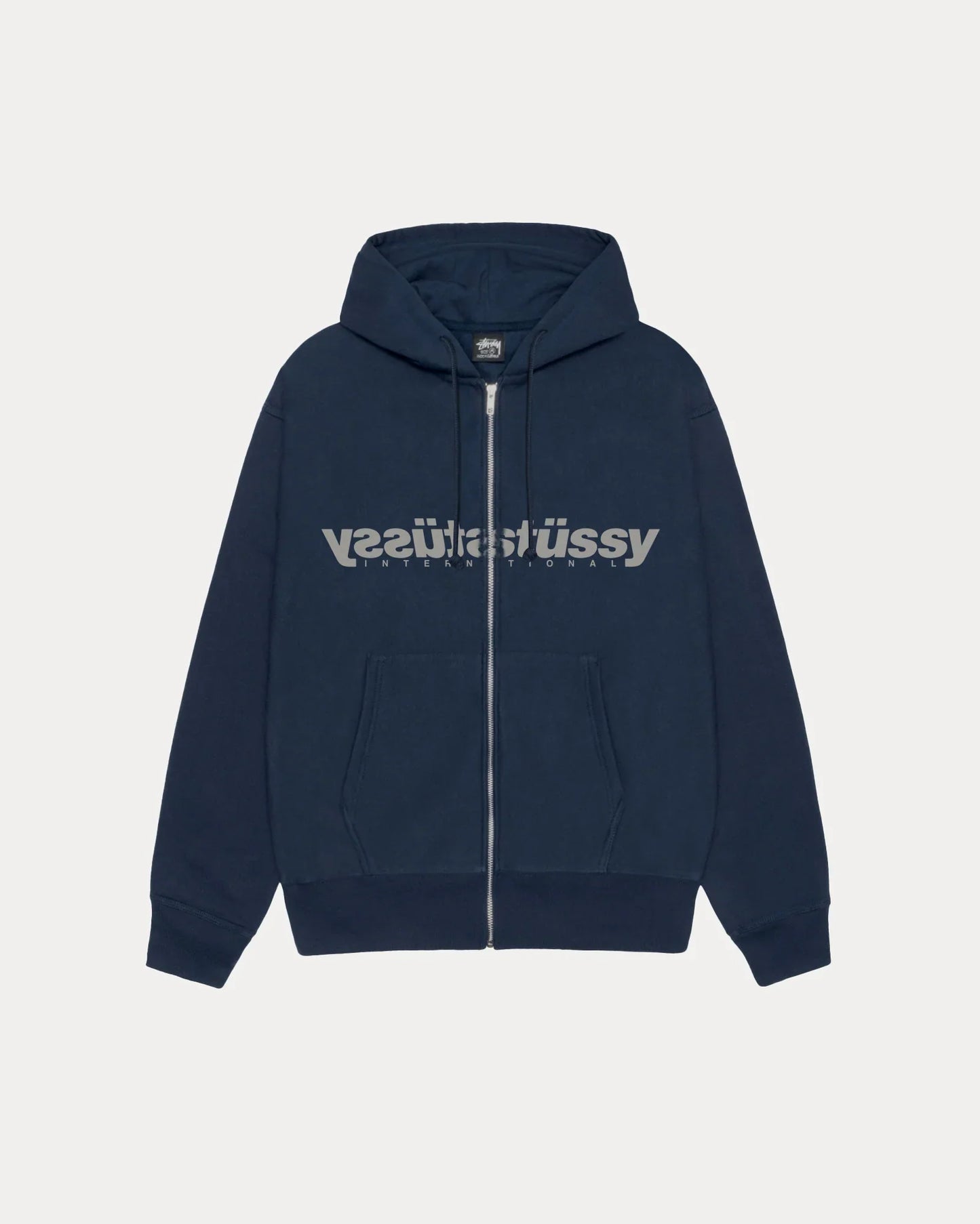 STUSSY MIRROR ZIP HOODIE
