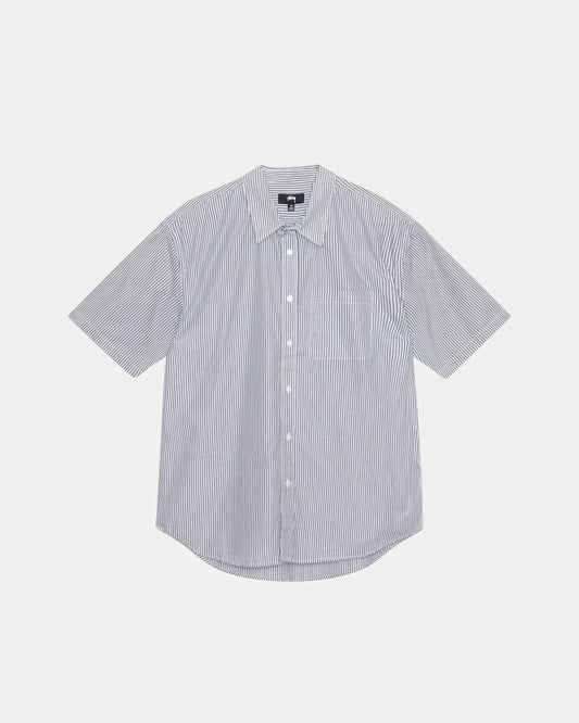 Stussy Boxy SS Shirt 8 Ball Stripe | Summer Street Drop