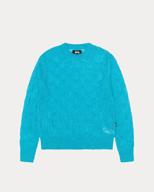 LOOSE KNIT CROSS CABLE SWEATER
