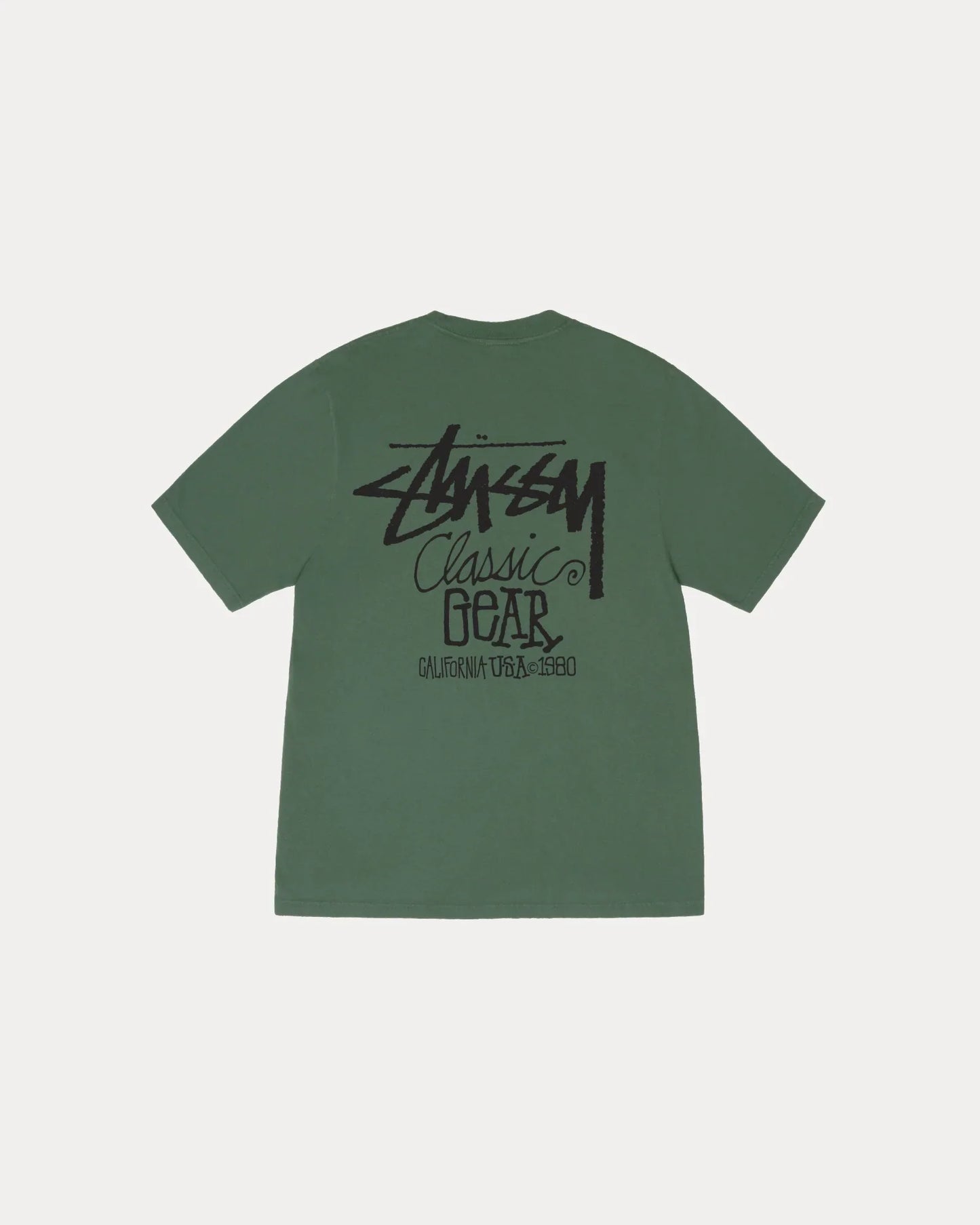 STUSSY CLASSIC GEAR TEE PIGMENT DYED