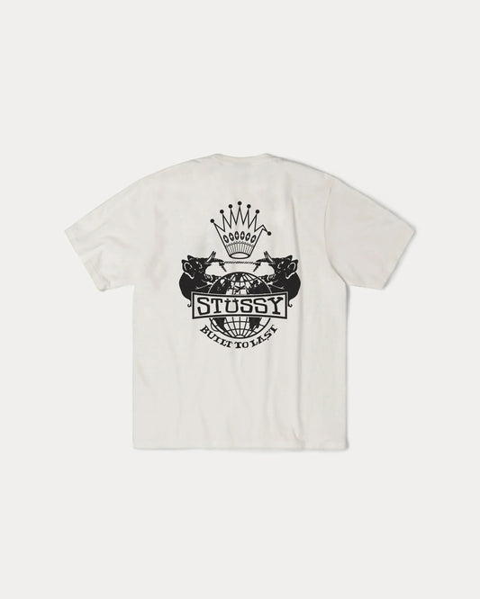 STUSSY BUILT TO LAST TEE PIGMENT DYED