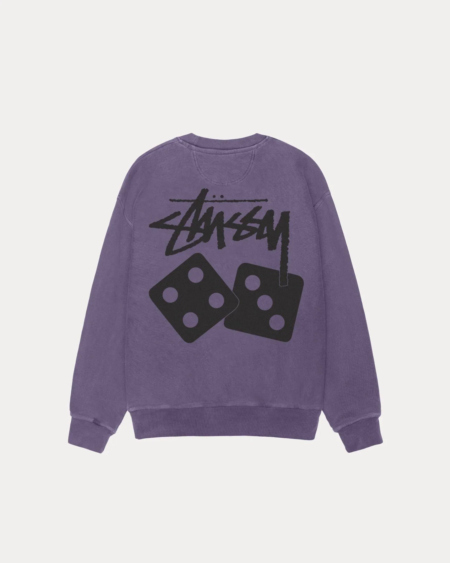 STUSSY DICE LONG SLEEVE PIGMENT DYED TEE