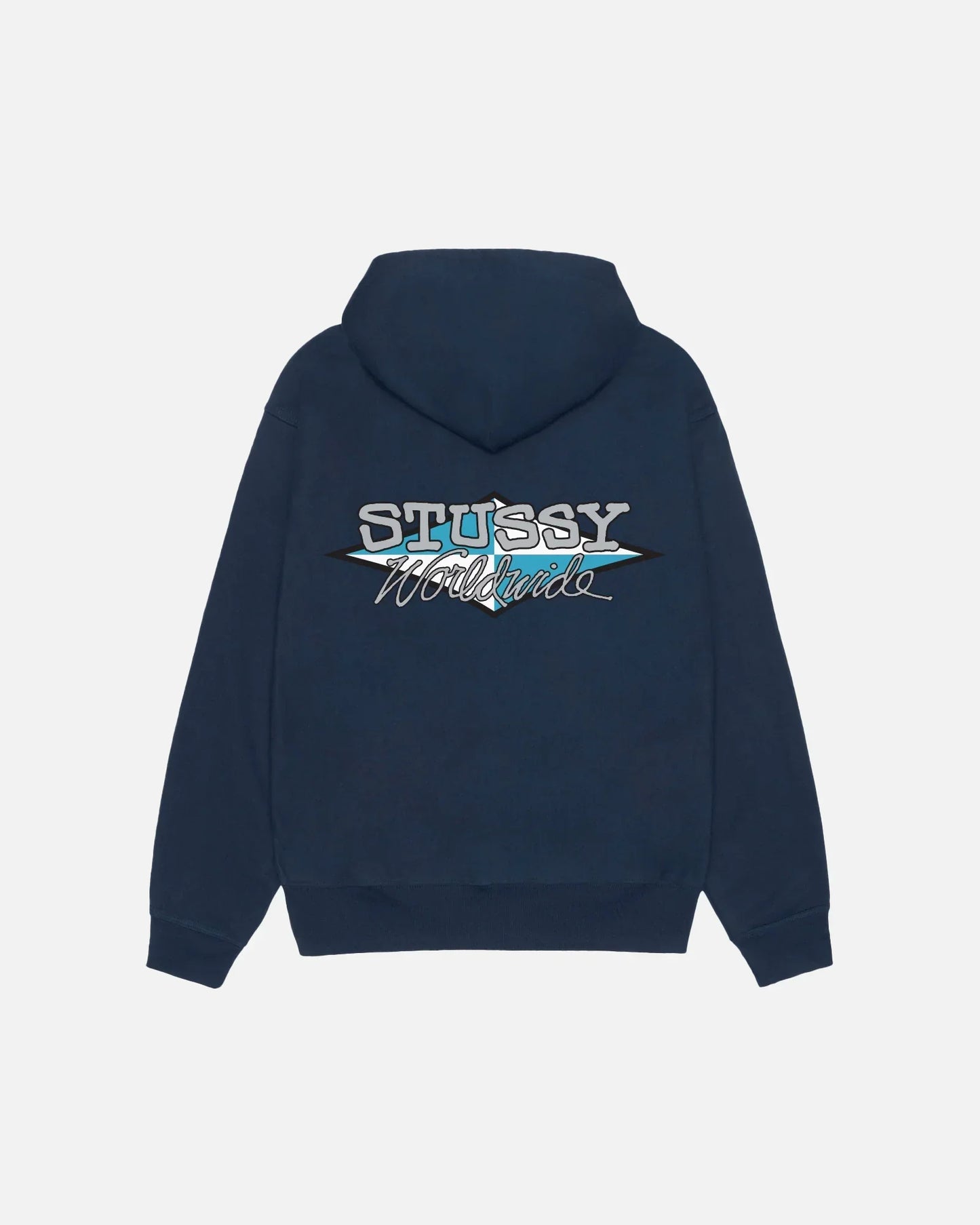 STUSSY WORLDWIDE DIAMOND HOODIE