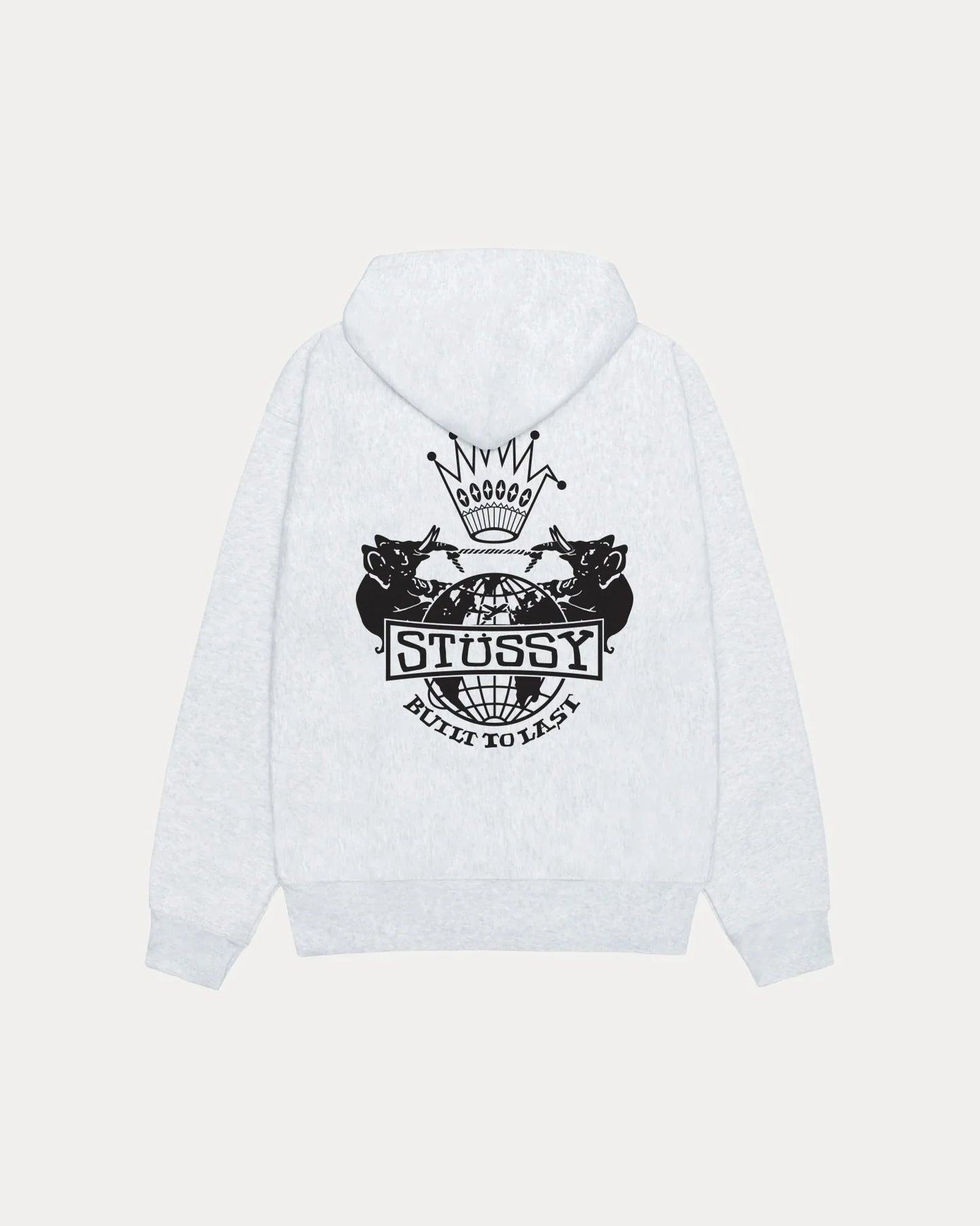STUSSY BUILT TO LAST ZIP HOODIE